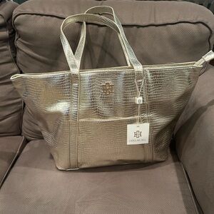 Caroline Hill tote - Gold- NWT